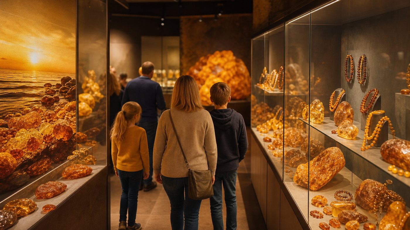 Muzeum Bursztynu i wystawa bursztynów nad Bałtykiem