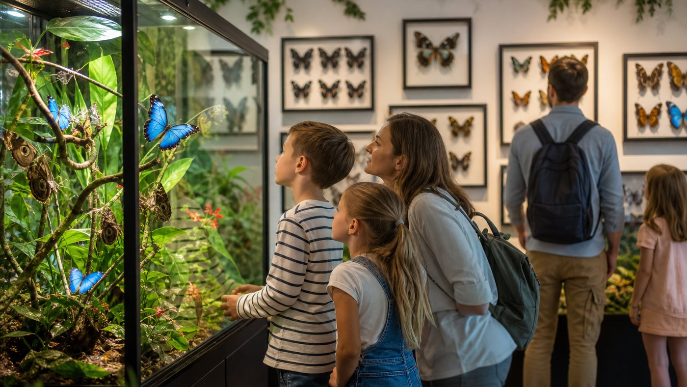 Muzeum Motyli w Łebie z kolorową ekspozycją