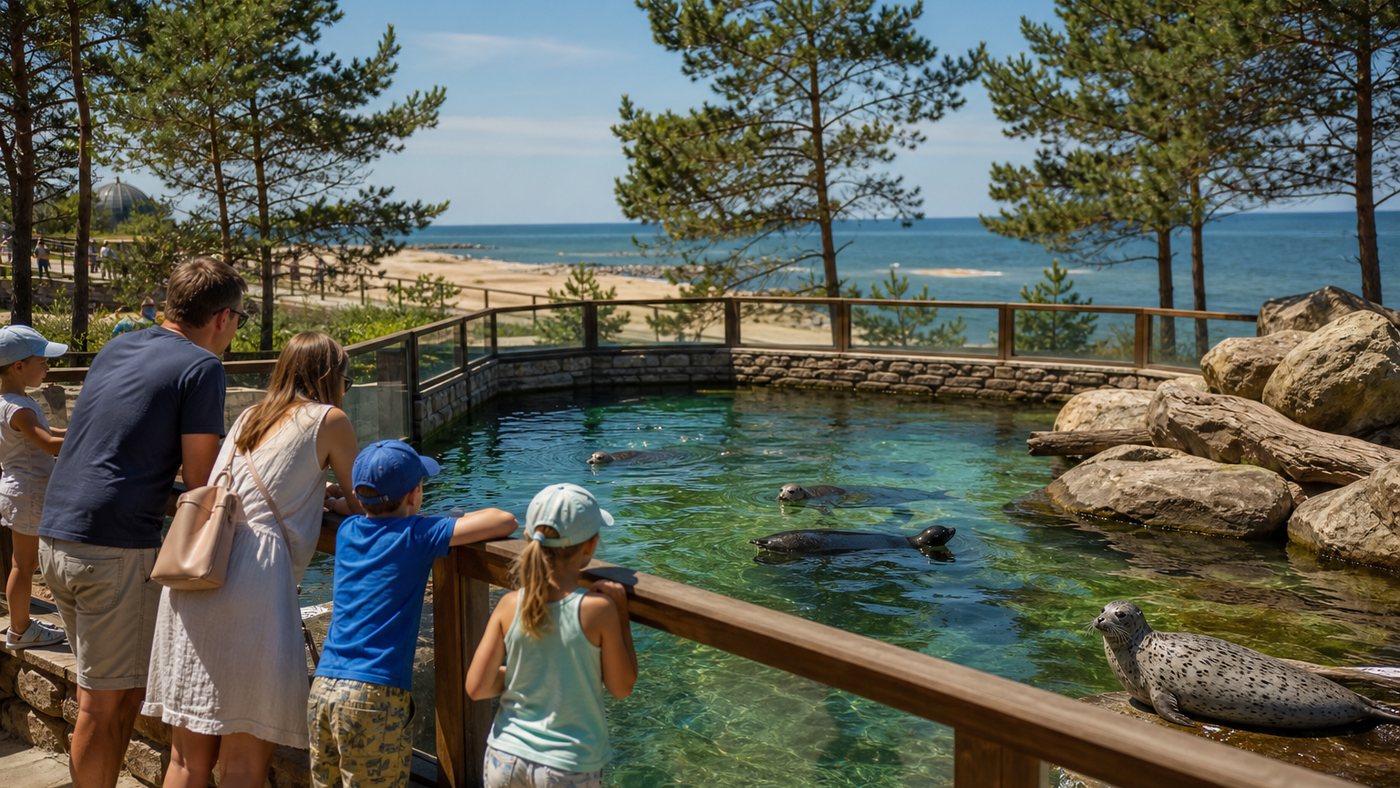 Sea Park Sarbsk jako atrakcja rodzinna niedaleko Łeby